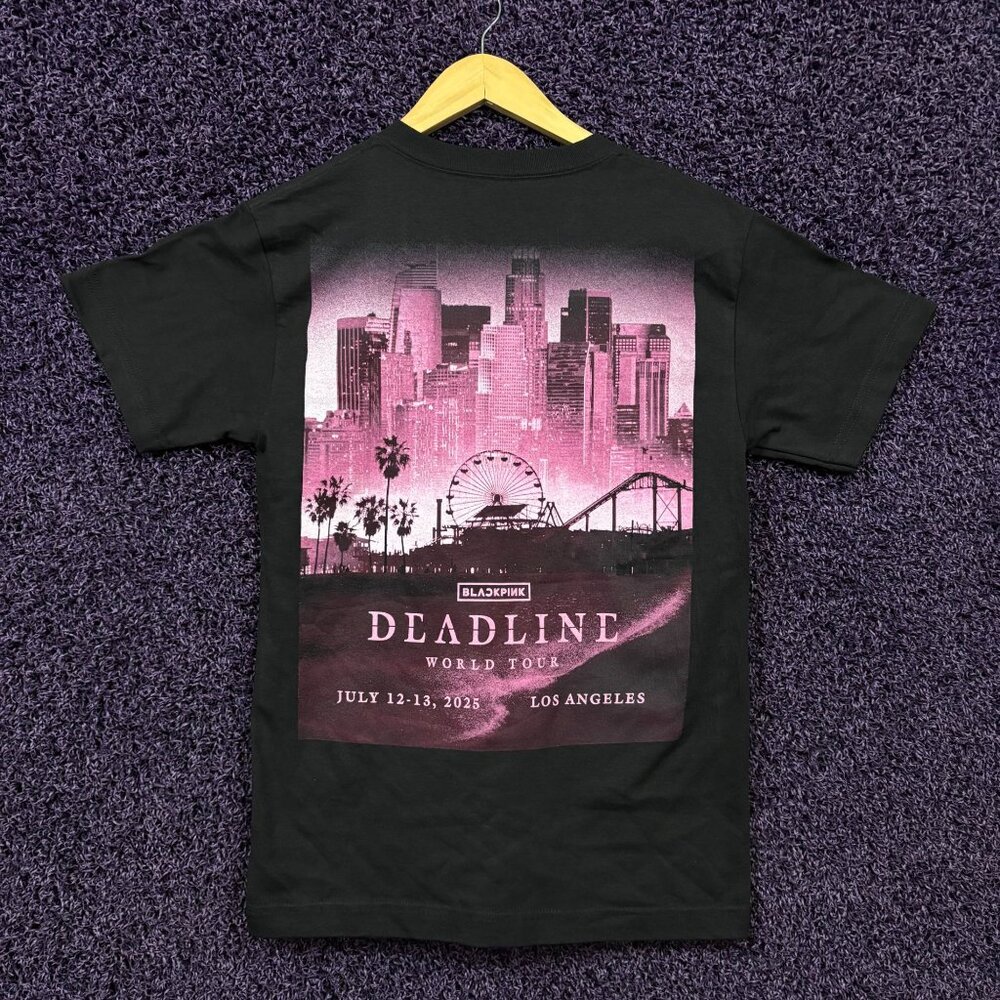 BlackPink LA Deadline World Tour K-Pop Girl Group T-Shirt S